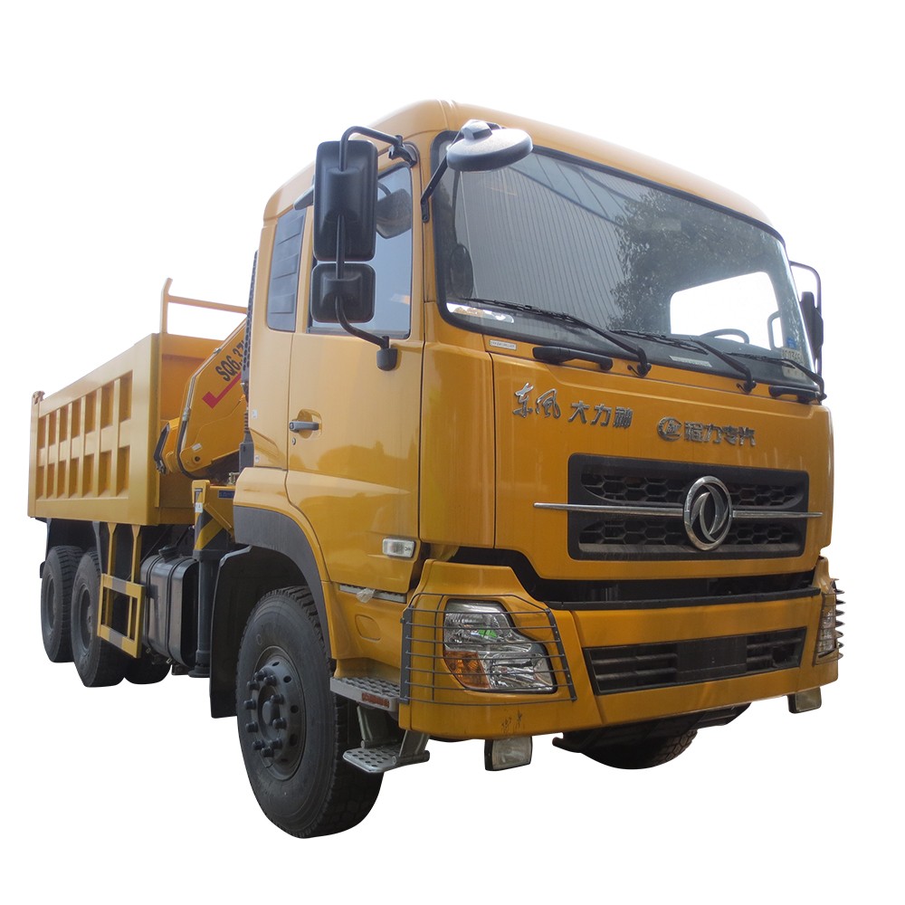 Dongfeng 30 Ton Kiepwagen Met Kraan